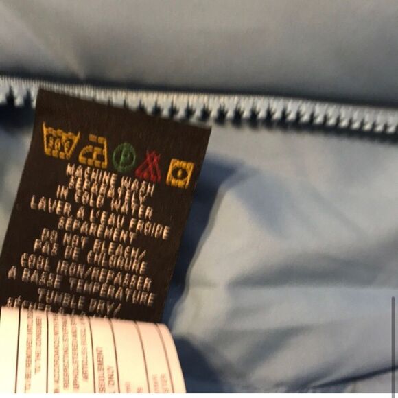 Tribal Blue Puffer Vest Size Small - Picture 6 of 6